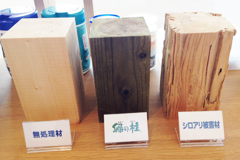 sustainable-防腐・防蟻剤を加圧注入した構造材